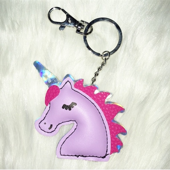 Accessories - Holographic unicorn keychain